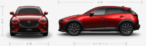 MAZDA CX-3 XD L Packageの寸法